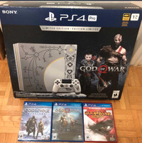 Collectors Bundle -Limited Edition God of War PS4 Pro Bundle