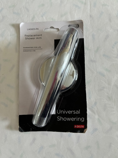 Universal shower arm replacement DELTA NEW in pkg., View more