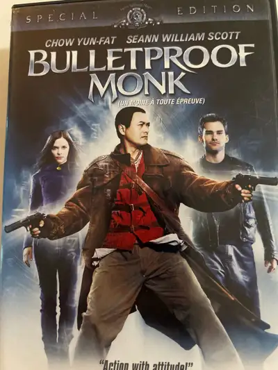 Un moine à toute épreuve - 2003 - film DVD bilingue : Anglais et Français à vendre 6$ Shipping 5$.