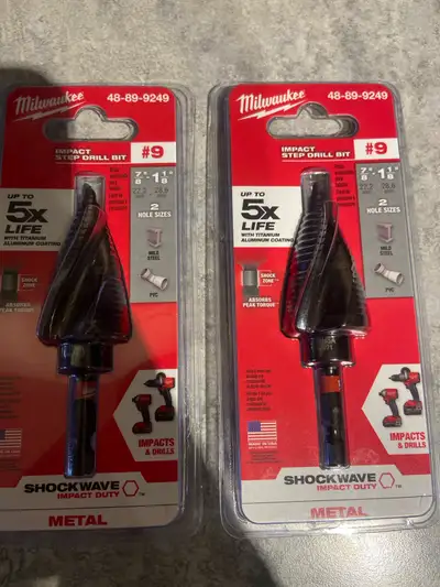 Milwaukee Step Drill Bit, View more
