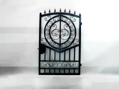 Security Gate Metal Single Gate 6 FT x 4 FT size, View more