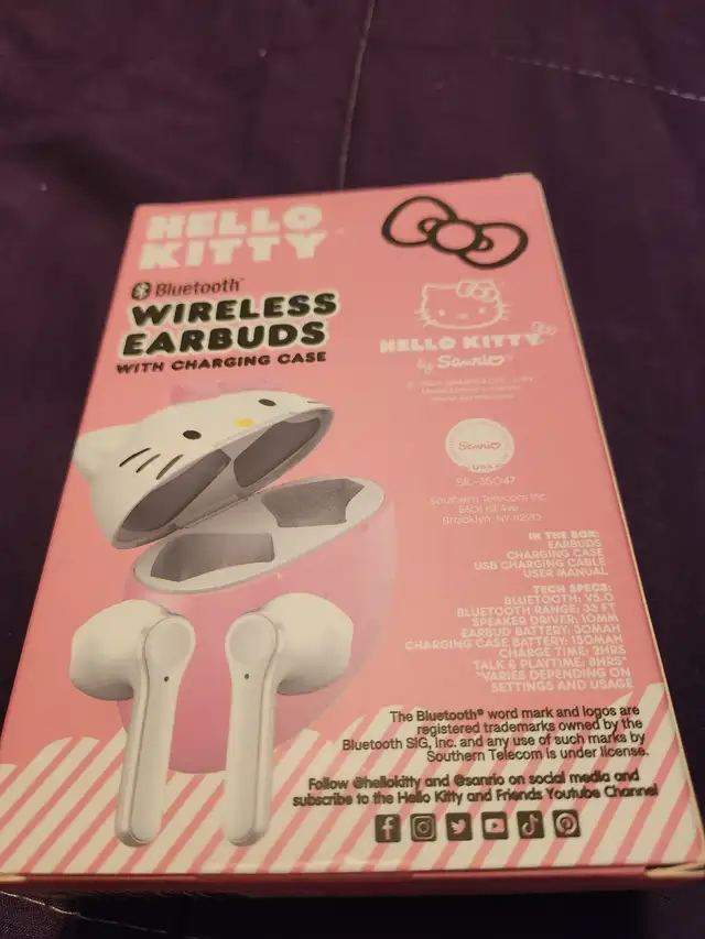 New Hello Kitty Bluetooth Wireless  Earbuds414908211622717440