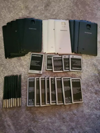 Samsung Phone Stylus, Back Cover and Batteries