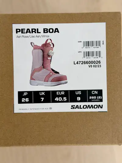 Salomon Pearl Boa Women Snowboard Shoes, View more