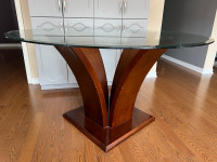 Glass Top Dinning Room Table
