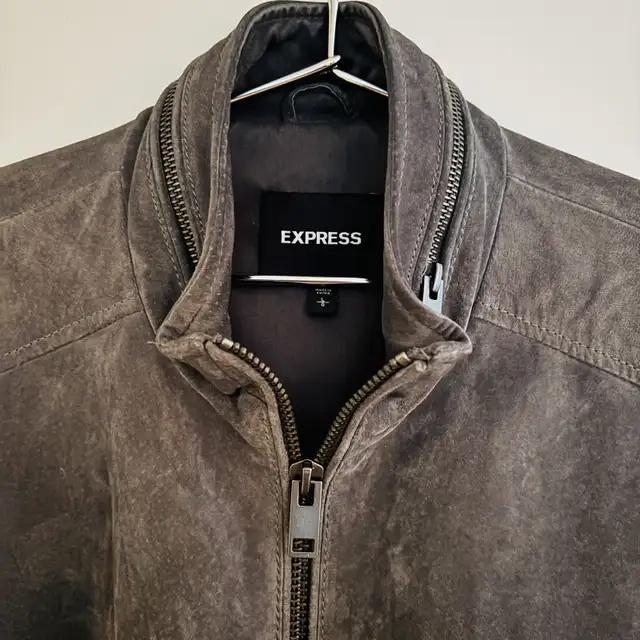 Men's Express Suede Bomber Jacket in Men's in City of Toronto - Image 2