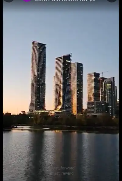 Eau du Soleil Corner unit. Breath taking unobstructed lake views. Humber Bay Shores area. Wrap aroun...