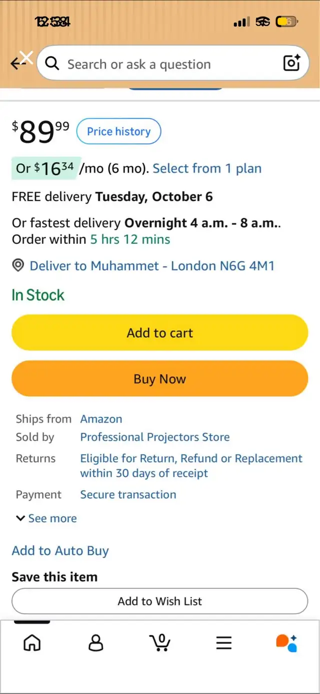 Magcubic Smart Portable Projector | Stereo Systems & Home Theatre ...
