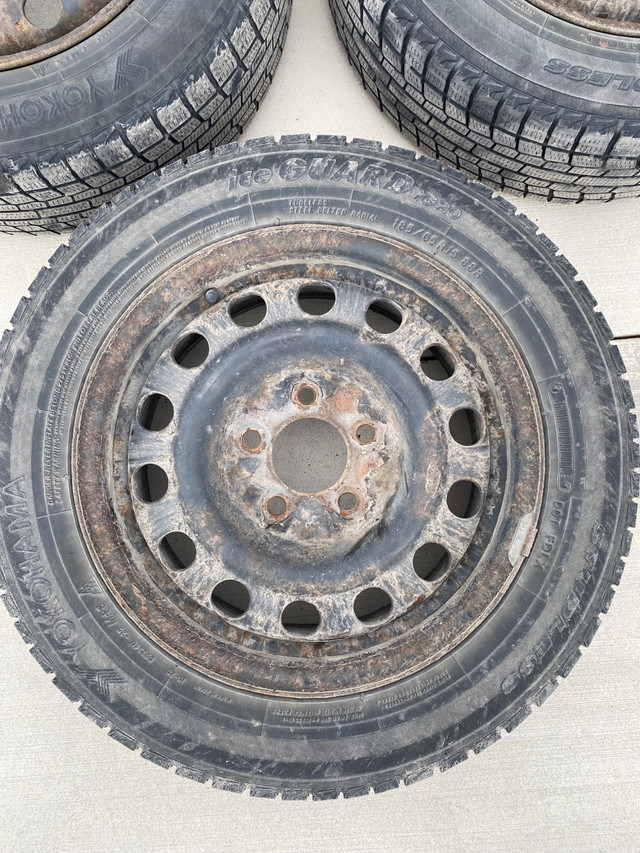 3 winter tires 185/65/R15 in Tires & Rims in London - Image 2