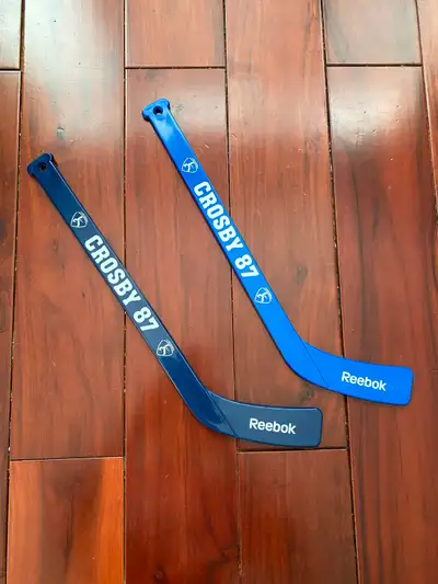 - Mini Hockey Sticks - Second Picture is an example of how it looks - Doesn’t include the ball -9/10...