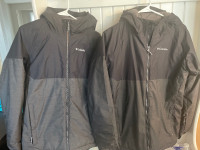 Columbia winter jackets youth Lrg and XL $