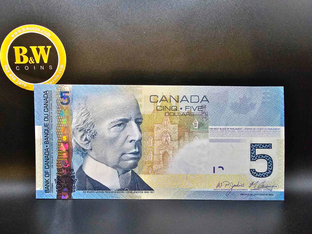 Canadian  $5 Banknote in Arts & Collectibles in Mississauga / Peel Region