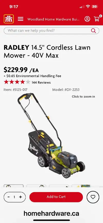cordless push mower, View more
