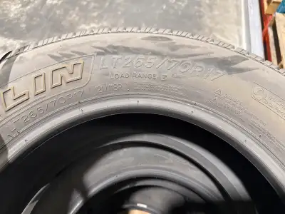 I'm selling a set of four Michelin LT265/70R17 summer tires, perfect for your truck or SUV during th...
