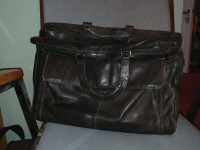 Black Leather Carrying Case