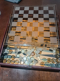 Chees set with backgammon