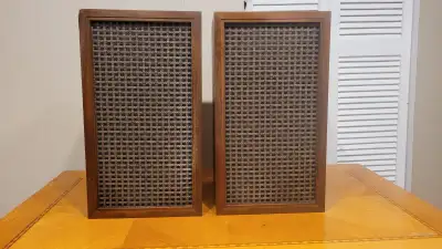 vintage 70's large bookshelf speakers, View more