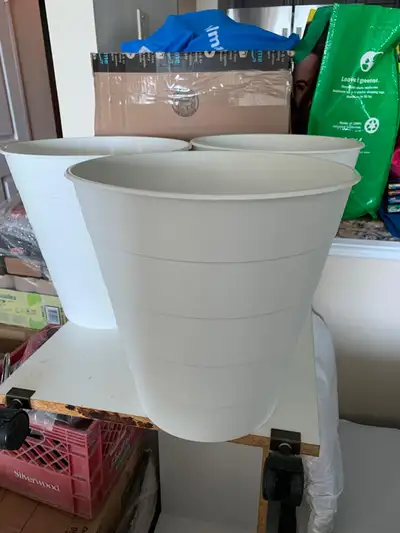 6 Assorted Plastic Waste Basket, View more