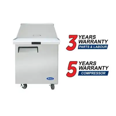 Atosa MSF8301GR Single Door 27" Refrigerated Sandwich Prep Table, View more