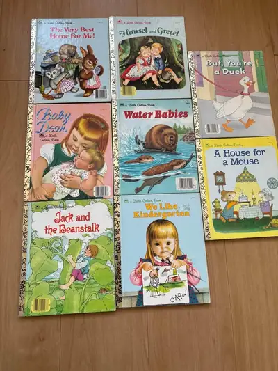 Little golden books x8, View more