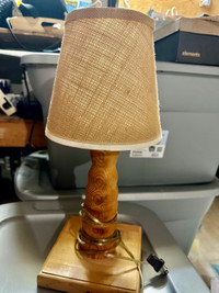 Wooden boho lamp