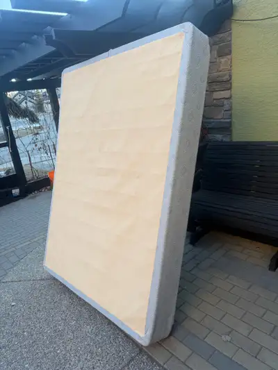 Queen Box Spring indecent condition. There is some damage but it is to the underside that can’t be s...