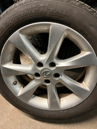 Set of FOUR winter tires from a 2010 Lexus RX