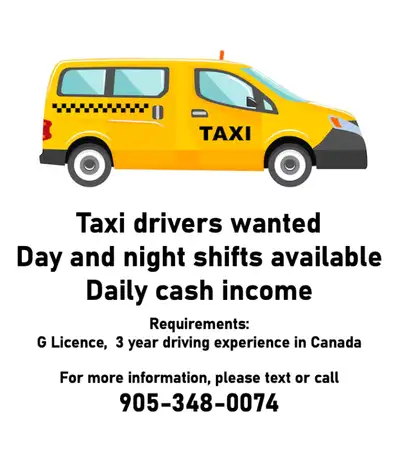 Taxi Drivers Wanted - Niagara, View more