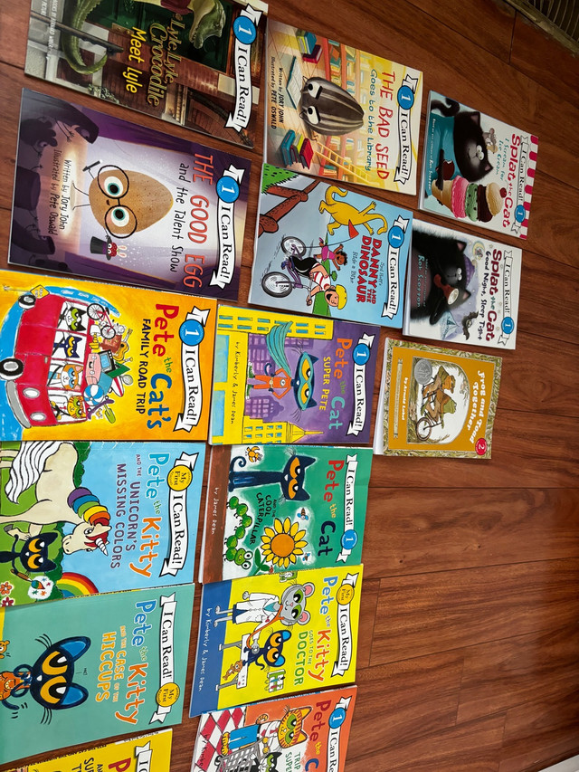 Kids giant 6 books $10, i can read books  & pete the cat 15 book in Other in City of Toronto - Image 4