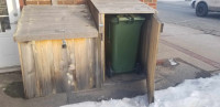 Garbage/Compost/Recycling Shed or Garden Shed
