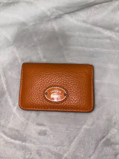 Lacoste Card Holder/Wallet - Orange, View more