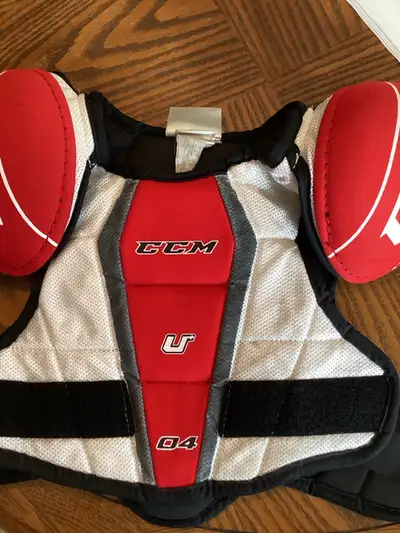 CCM hockey/ringette chest protector shoulder pads., View more