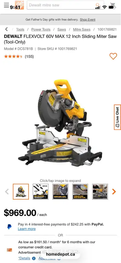 Dewalt mitre saw , View more