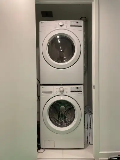 Like NEW 27" LG Washer & Dryer Set (stacked), View more