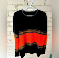 Vintage Hand knit sweater size L