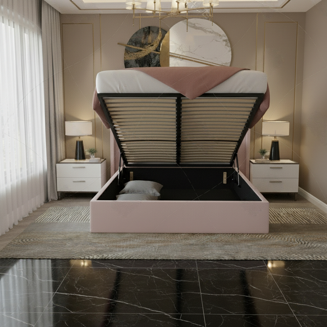 The Oasis Storage Bed Brand New - Pink Beds for Girls / Ladies in Beds & Mattresses in Burnaby/New Westminster - Image 9