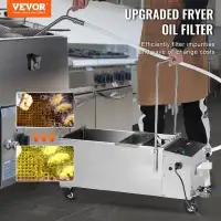VEVOR Mobile Fryer Filter, 55L