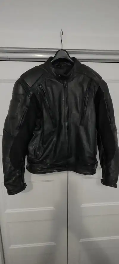 Men's Leather Motorcycle Jacket, View more