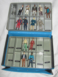 Vintage Star Wars Figures with Case Lot of 14