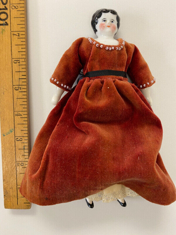 Small Antique Porcelain Doll 7.5" in Arts & Collectibles in Kingston - Image 3