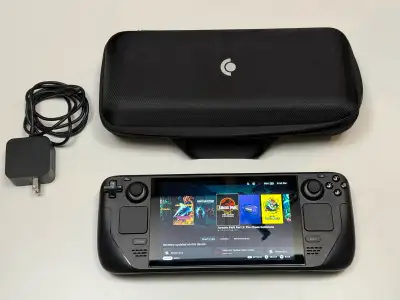Selling my LCD Steam Deck with its original case and charger, plus a 512 GB SD card for extra storag...