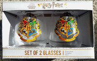 Harry Potter Hogwarts Stemless Glasses Set