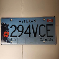 Veteran Plate 
