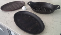 3 Cast-Iron Griddles, See Pictures, Get all 3 for $35.