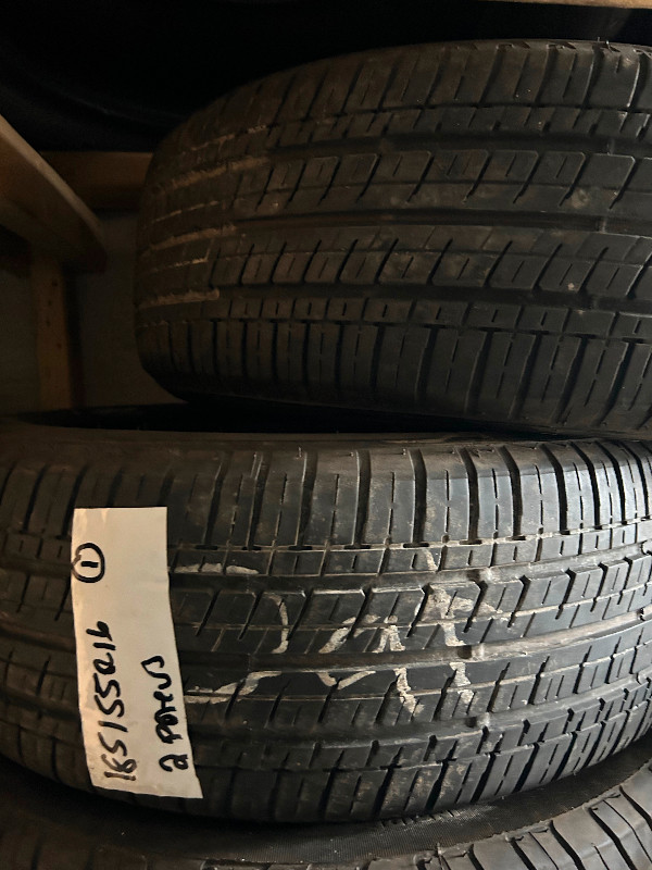 2x 185/55r16 pneus été dans Pneus et jantes  à Longueuil/Rive Sud