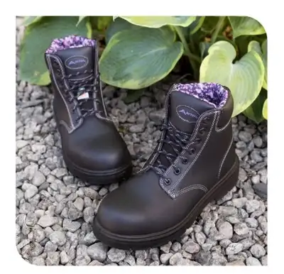 Acton Steel Toe Woman's Leather Work Boot - Size 8, View more