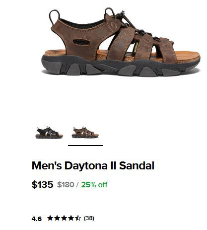 Mens Keen Leather Daytona II Sandal. Like New. Sz 12 in Men's Shoes in Regina