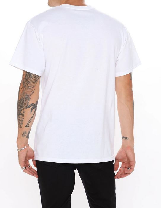 NEW Men's Fashion Nova SAVAGE Samurai White T-Shirt Size Large in Men's in City of Toronto - Image 3