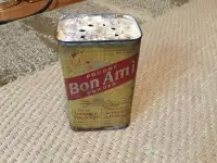 Old collectors tin can