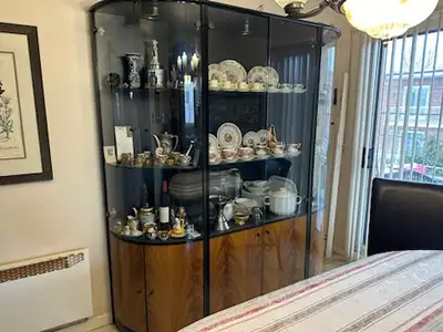 DINING SET TABLE AND HUTCH., View more